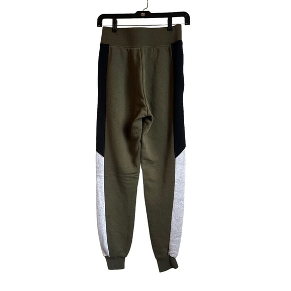 NIKE Olive Green Color Block Street Wear Jogger Sweatpants - Picture 8 of 11